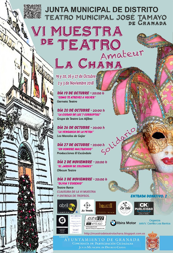 ©Ayto.Granada: Enredate: VI Muestra de teatro amateur La Chana